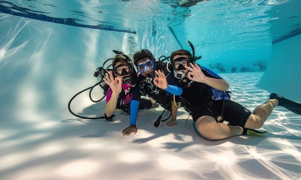 Basic Try Dive Including Equipment or Scuba Diving for One or Two