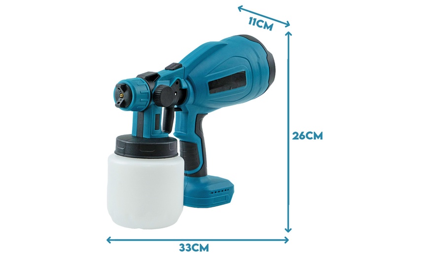 Image 3: Pulvérisateur électrique sans fil pour peinture 800 ml