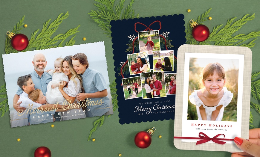 Image 3: PhotoAffections Custom Holiday Photo Cards & Personalized Greetings