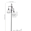 Image 6: Living And Home 3-Head Adjustable Iron Floor Lamp
