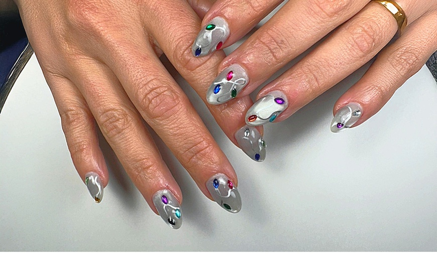 Image 4: Classic Manicure Plus Classic Pedicure W/ Himalayan Salt Soak & More