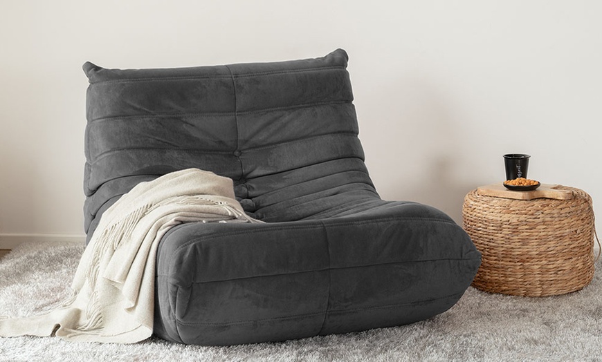 Image 2: Home Deluxe Relaxsessel mit Hocker