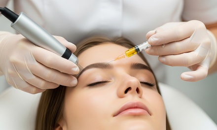 One PRP Facial - Vampire Face Tightening + Micro Needling Session + One Syringe Bio Filler Plasma Injection - Better Off Med Spa and Weight Loss