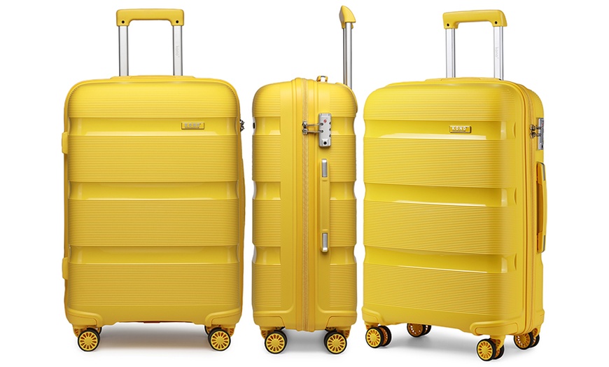 Image 28: Valises Kono avec 4 roulettes pivotantes