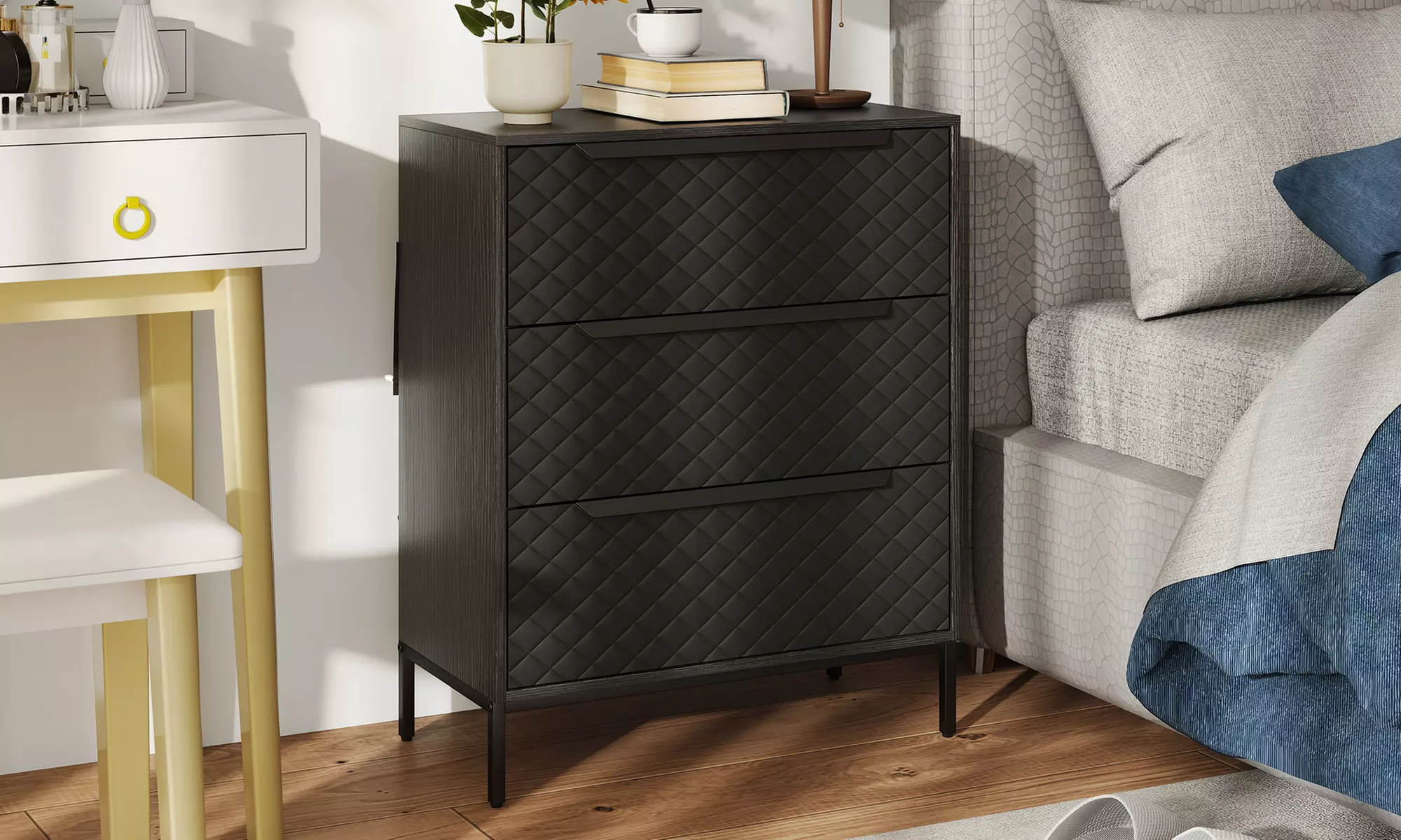 HOMCOM Fabric Drawers