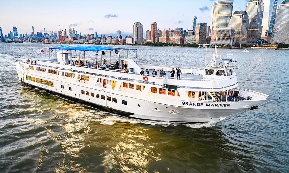 NYC Two Hour Sunset Cruise with Live Music and Skyline Views