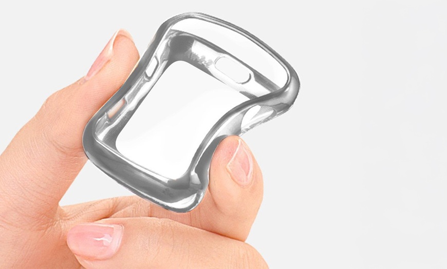 Image 6: Soft Flexible Anti-Scratch Resist Cover Protective Bumper Case for Apple Watch
