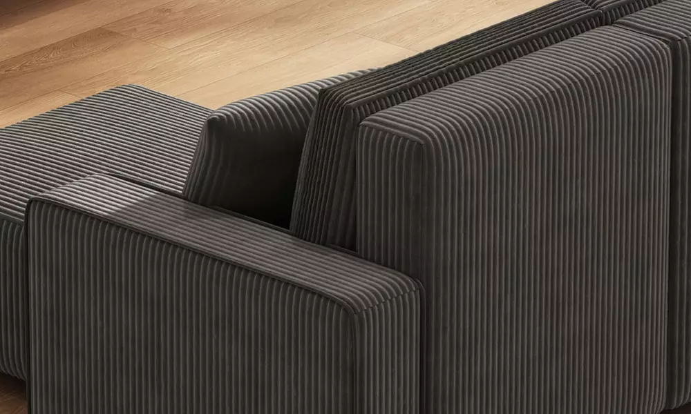 Canapé panoramique convertible Lubec, Kocoon