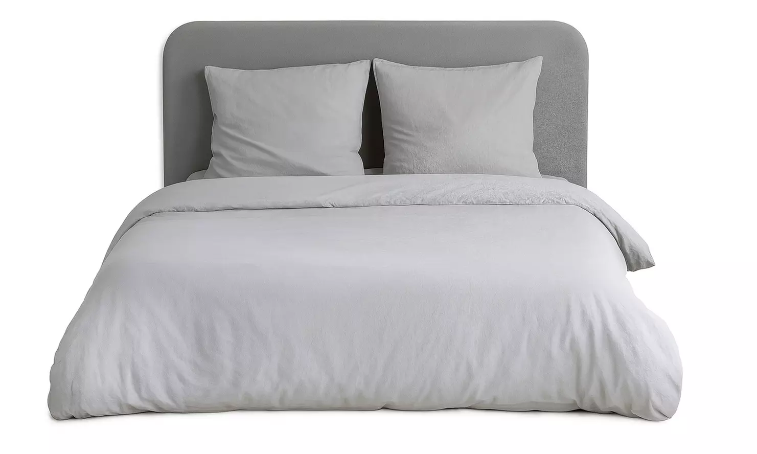 Parure de lit "Uni" micro lavée