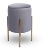 Image 13: Pouf en velours "Arturo" avec espace de rangement