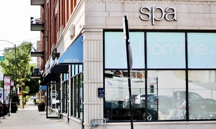 60 Minute Swedish Massage with Aromatherapy, Hot Towels, and 15 Minute Post-Massage IR Treatment - Ellehomme Med Spa (Wicker Park)