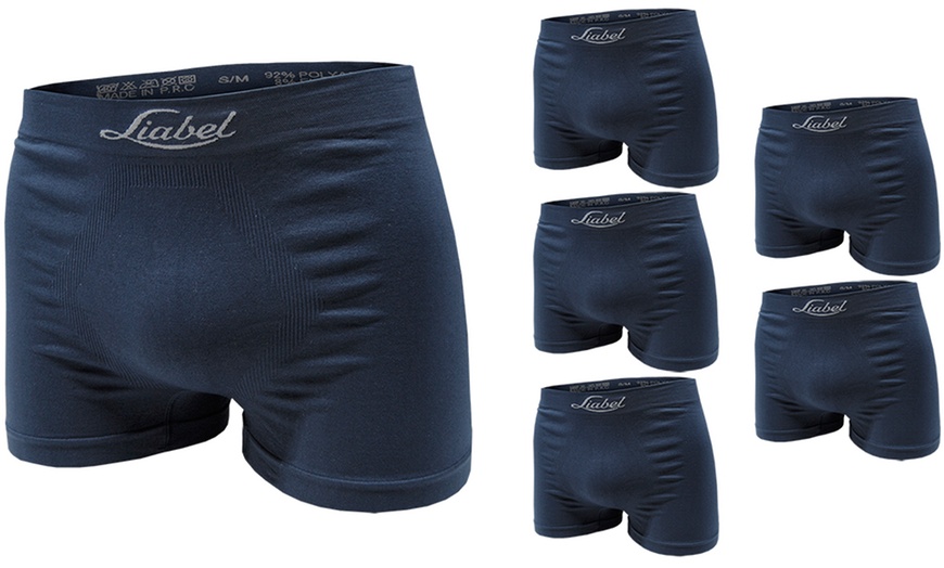 Image 4: Pack de 6 calzoncillos sin costuras de Liabel