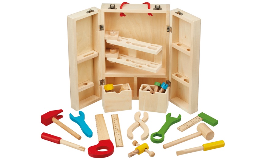 Image 2: Wooden Carpenters Play Set