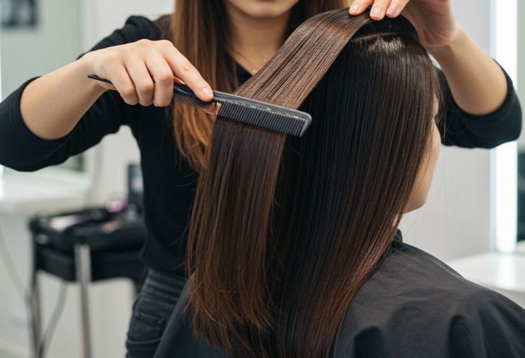 Up to 55% Off Keratin or Japanese Straightening

