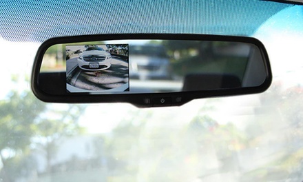 Rear View Mirror With Wide View Back up Full HD Camera 