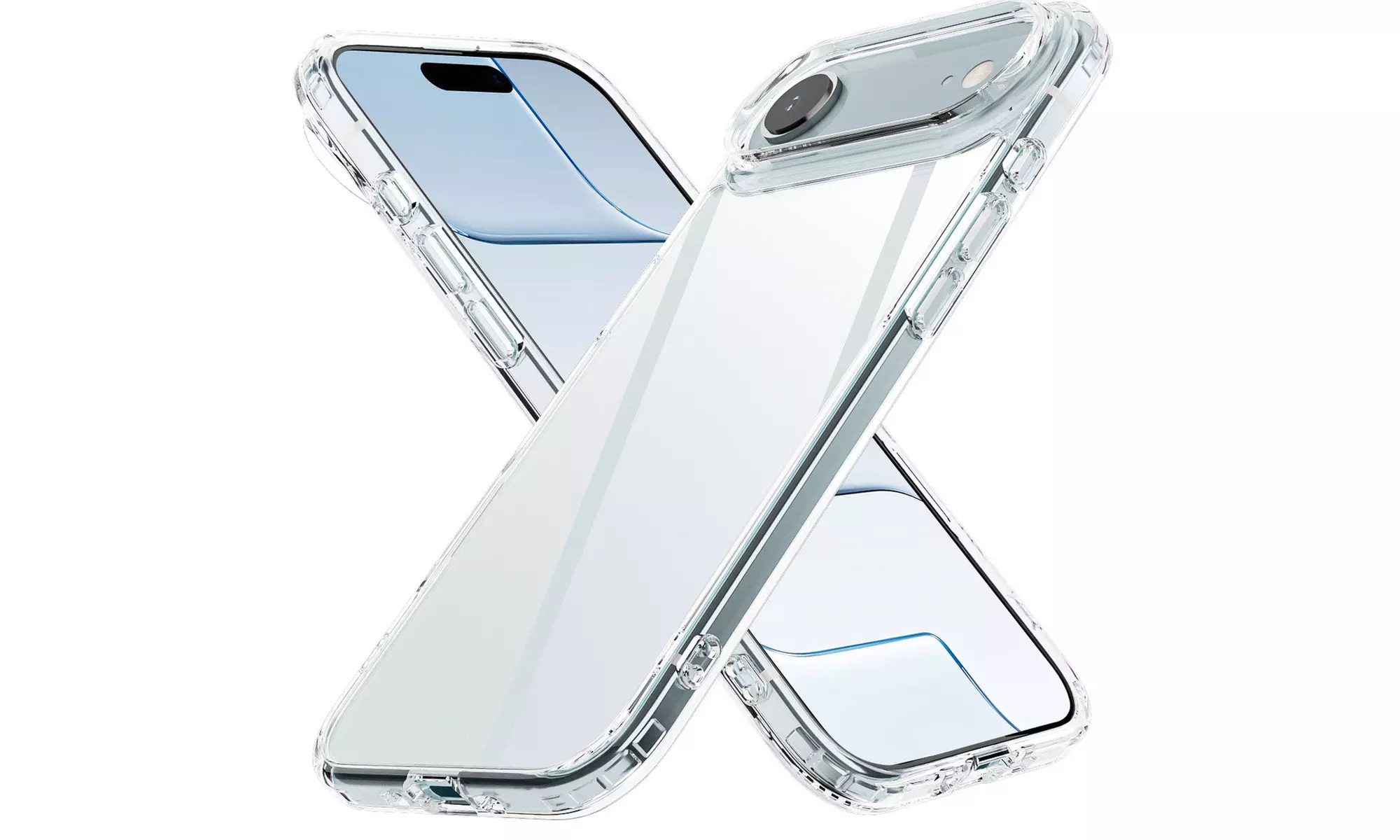 For iPhone 17 Pro Max iPhone Air Case Magnetic Case Shockproof Clear Hard Cover