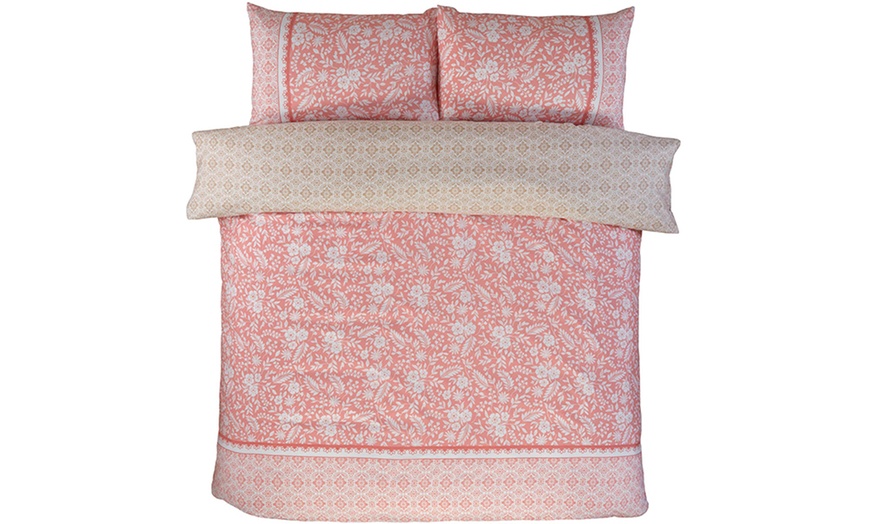 Image 5: Eleanor Floral Reversible Duvet Set