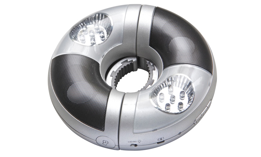 Image 3: Doppler LED parasolverlichting met bluetooth speaker