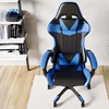 Image 3: Chaise de gaming ergonomique avec repose-pieds, soutien lombaire