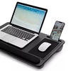 Image 1: Portable Laptop Lap Desk Tray