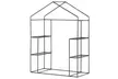 Outsunny Walk In Greenhouse with Shelves, PE cover and roll up door - Second Medium