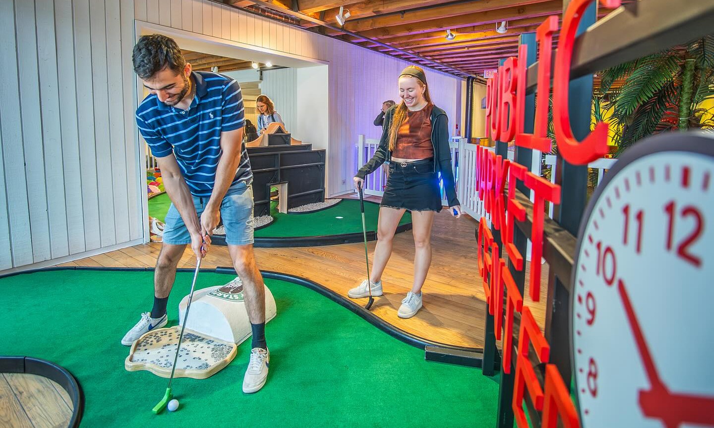Indoor Mini Golf Journey Across America at Faneuil Hall