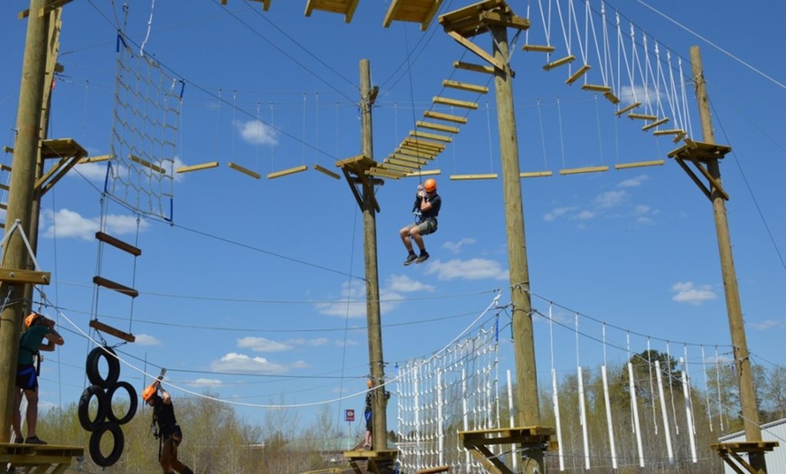 Image 2: High Ropes & Whitewater Rafting Adventure in Minnesota