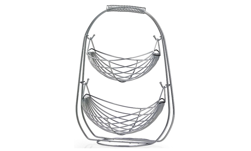 Image 2: 2- or 3-Tier Chrome Fruit Hammock