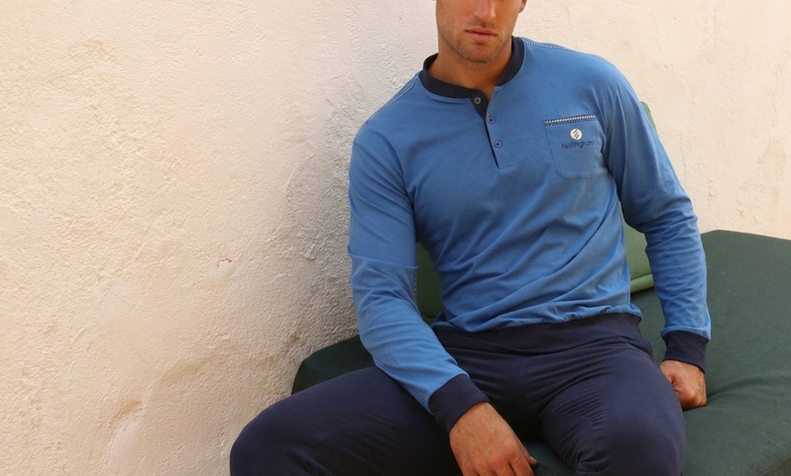 Image 12: Pigiama da uomo in cotone Nottingham