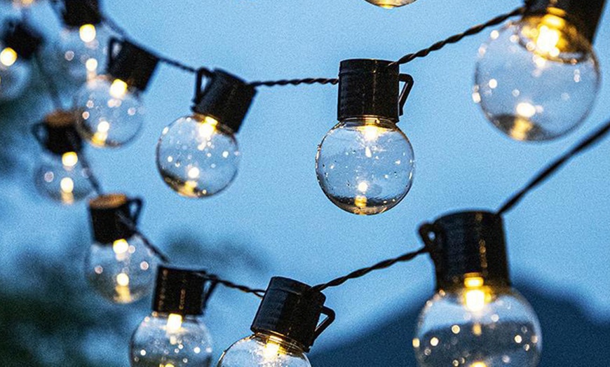 Image 6: 5M 20 Bulbs Retro Solar String Lights