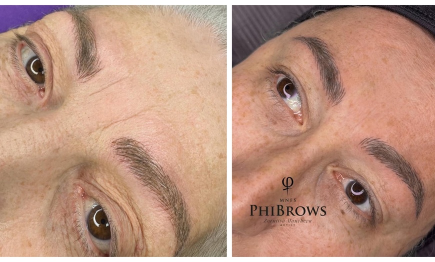 Image 3: Phibrows Advanced Microblading Session & Touch Up