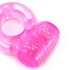 Image 5: Silicone Enhancement Waterproof Simulator Vibrating C-Ring