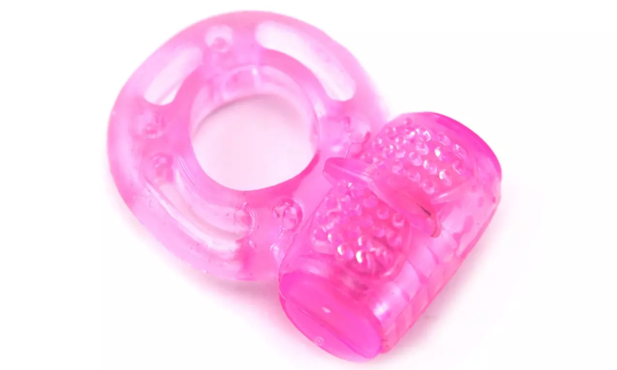 Silicone Enhancement Waterproof Simulator Vibrating C-Ring