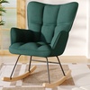 Image 6: Living And Home Tufted Rocking Chair in Assorted Colours