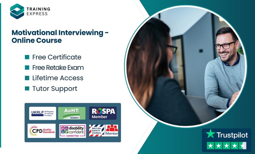 Image 1: Join Motivational Interviewing or Lifetime Access to 2500+ Online Course at Training Express (Up to 45% Off)