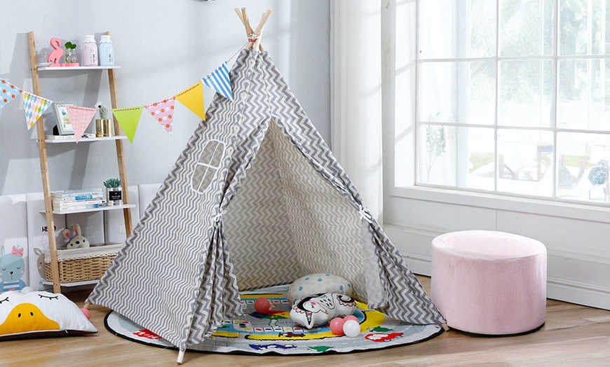 Image 1: Indoor Indian Teepee Tent