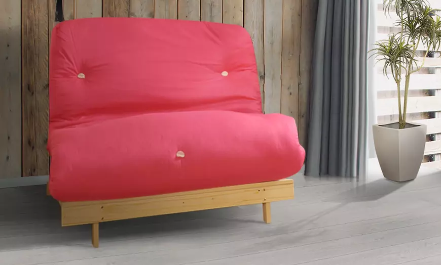 Image 46: Futon Frame and Mattress