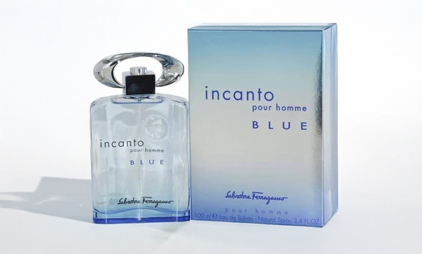 Image 1: Salvatore Ferragamo Incanto Pour Homme Blue Eau de Toilette 3.4 Fl. Oz. 