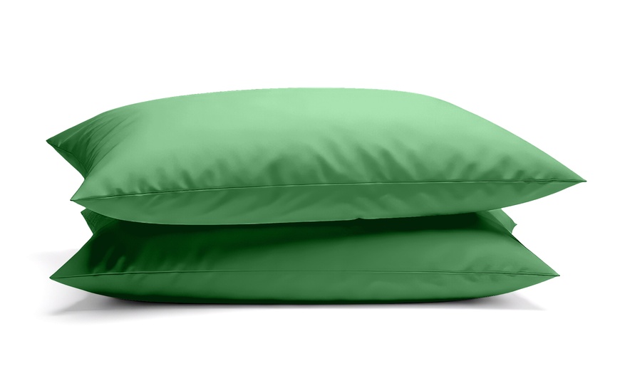 Image 7: Coppia di federe in 100% cotone certificato