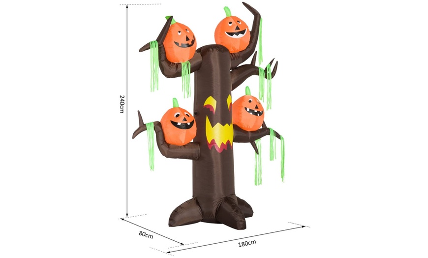 Image 18: HomCom Halloween Ghost Tree
