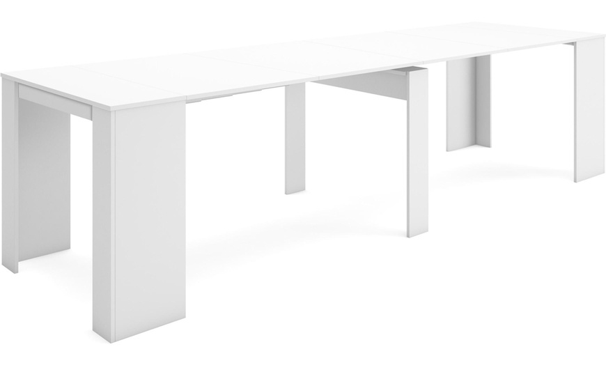 Image 6: New Table console extensible, Accueille jusqu'à 6 et 14 personnes En différentes couleurs