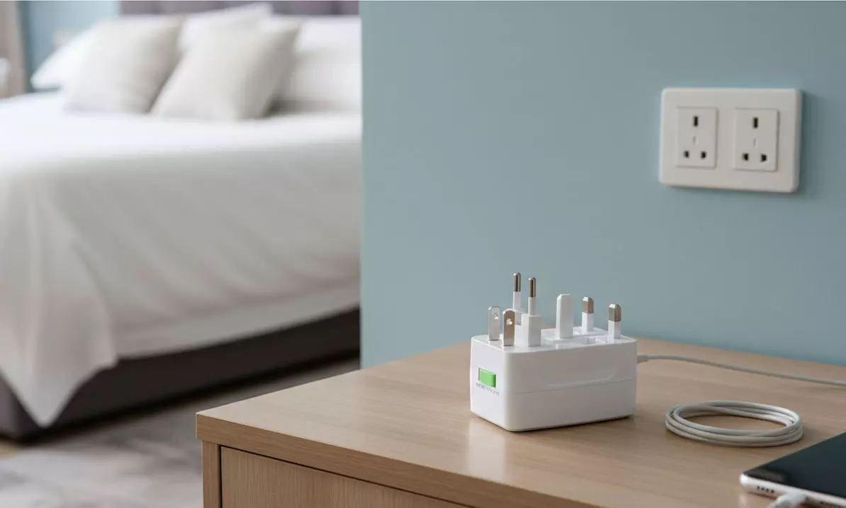 Universal All In One Power Adapter Wall Charger Socket Travel Plug Converter - Primary Image