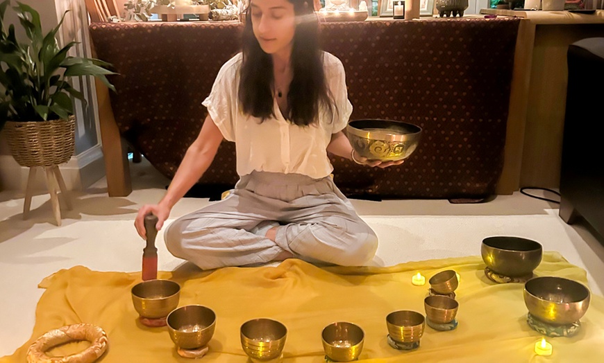Image 3: Unwind and Relax: Private Sound Bath Experience for One to Four People