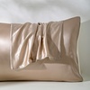 Image 1: 21 Momme Pure Silk Hotel Grade Pillowcase Pair