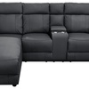 Image 3: DS Living Sorento 3 Seater Leather Corner Reclining Sofa