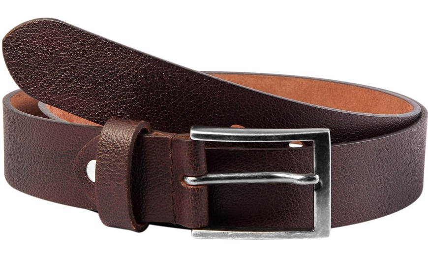 Image 5: Leonardo Verrelli Leder-Gürtel