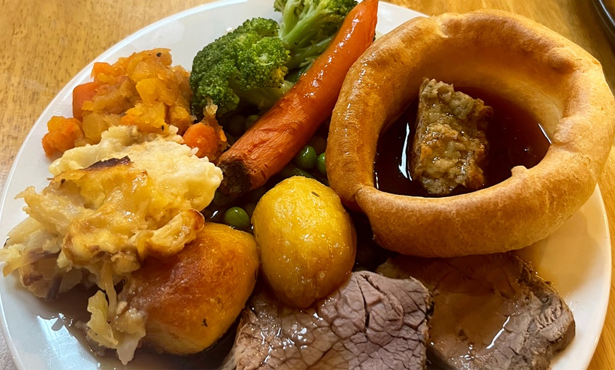 Image 9: Hearty Carvery & Dessert for Two or Four
