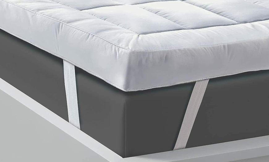 Image 2: 10cm Extra Deep Mattress Topper – Hotel Comfort, Hypoallergenic & Dust Mite Resistant