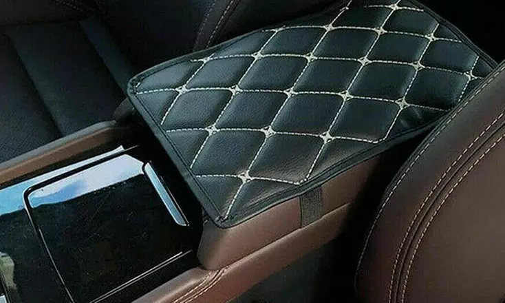 Auto Armrest Pad Cover Center Console Box PU Leather Cushion Mat Car Accessories