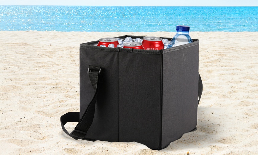 Image 9: 17L Cooler - Portable Ice Box with Carry Strap